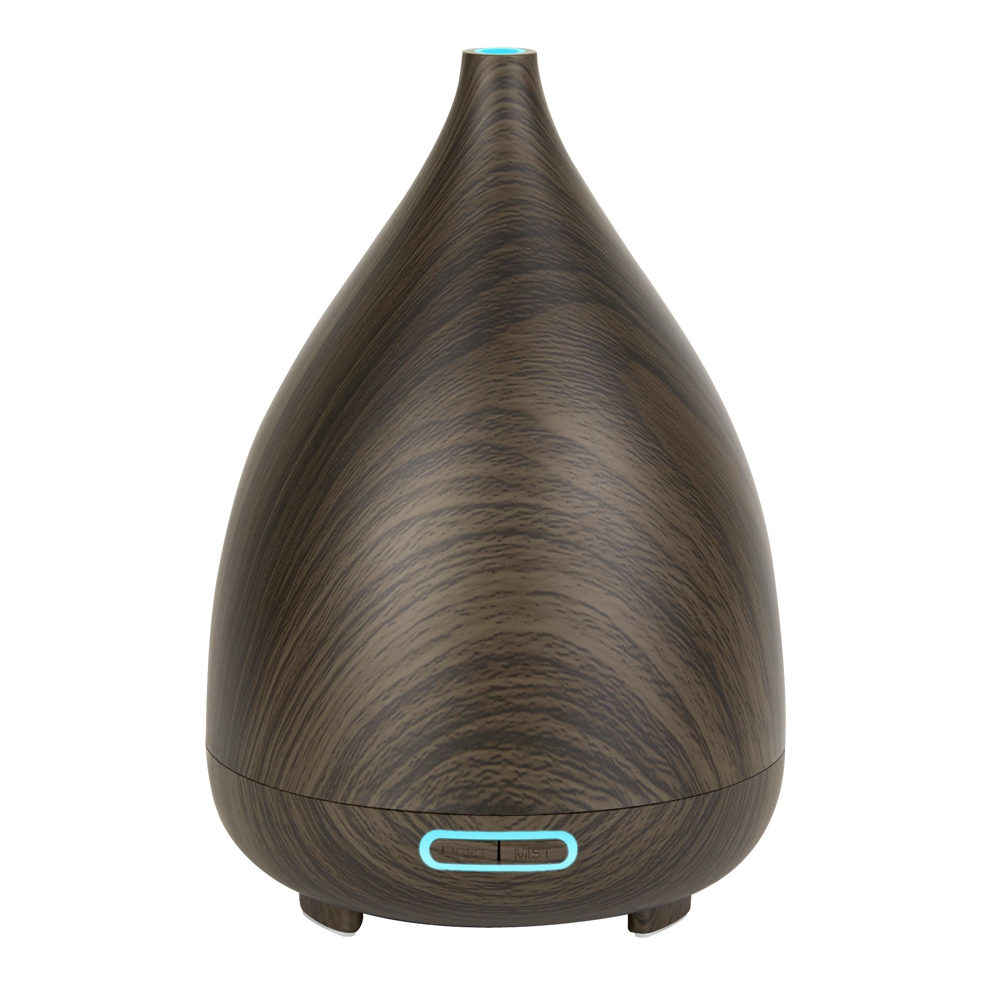 200ml Essential Oil Diffuser Wood Grain Vase-Shaped