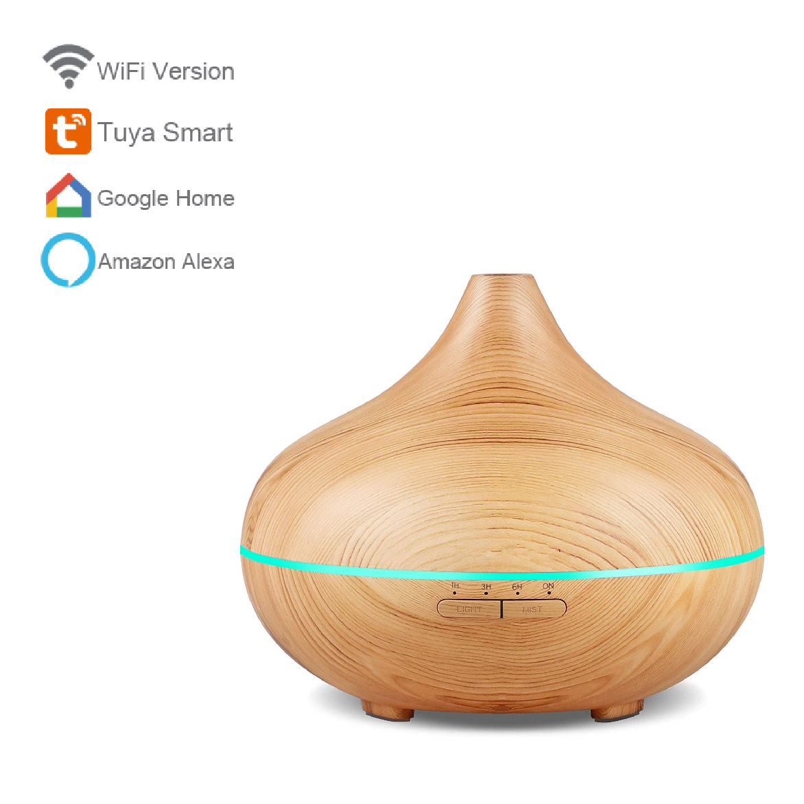 500ml Hot Selling Ultrasonic Voice Control Aroma Diffuser