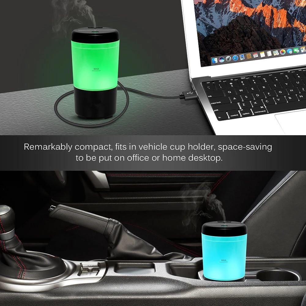 Portable 50ml USB Car Air Aromatherapy Aroma Humidifier Diffuser