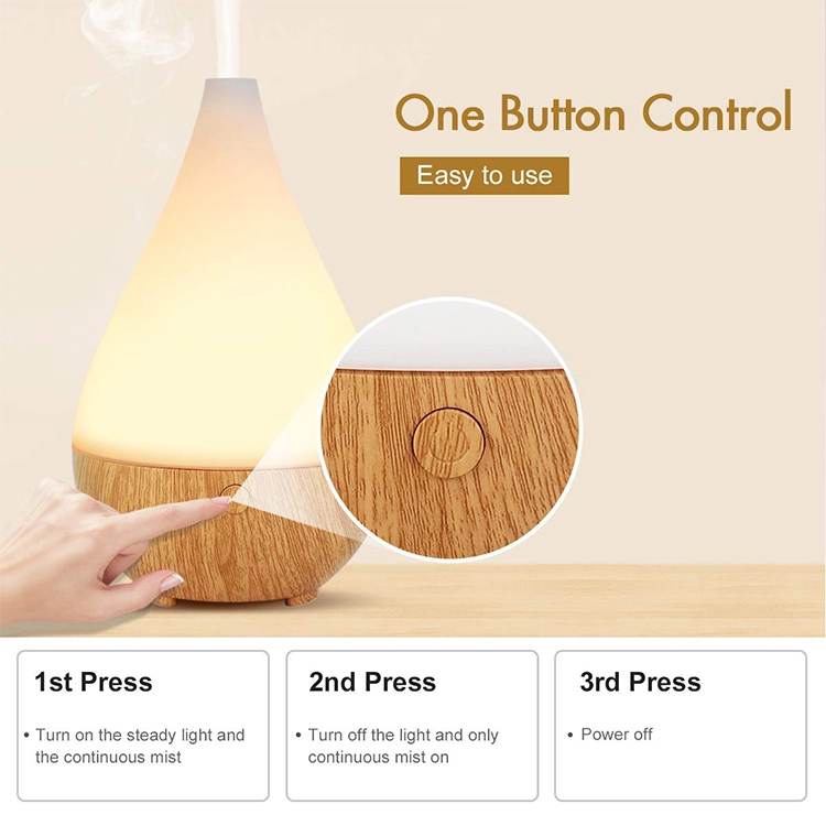 300ml upgrade Aroma Essential Oil Cool Mist Humidifier Ultrasonic Aromatherapy Diffusers  Night Light for Home Office Baby